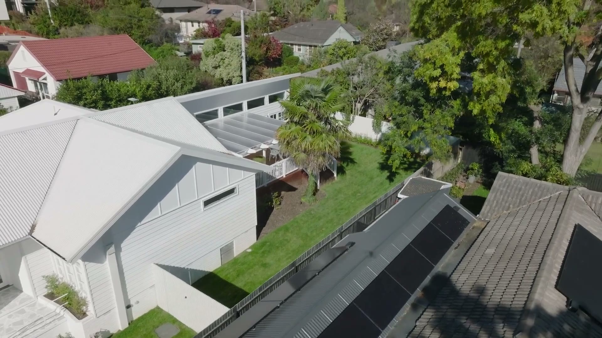 The finished Buxton Street garden and weatherboard home